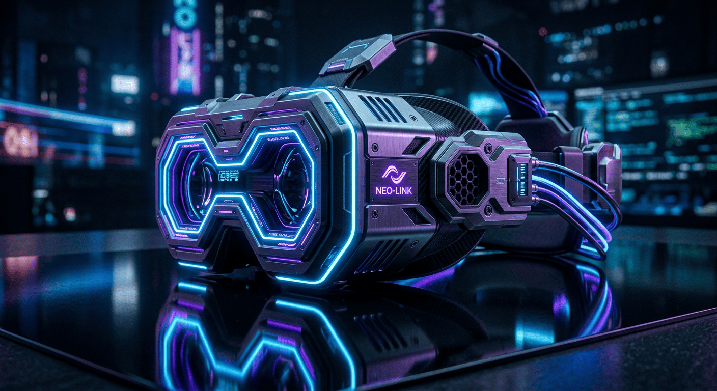 Apple Vision Pro visore mixed reality di ultima generazione con illuminazione tecnologica